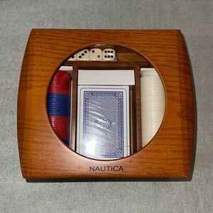 #10 Nautica poker set with chips and dice